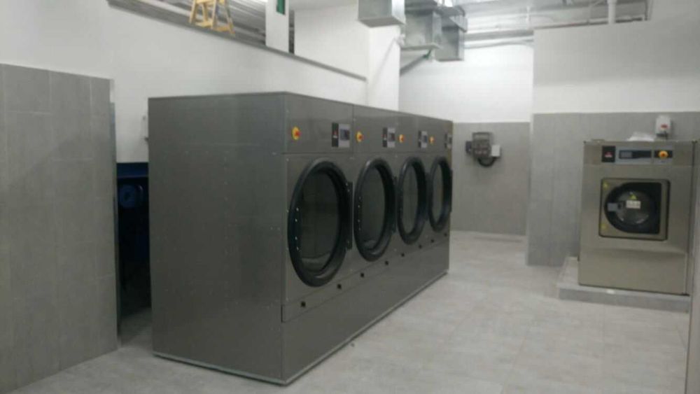 Equipamentos para pequenas e médias lavandarias