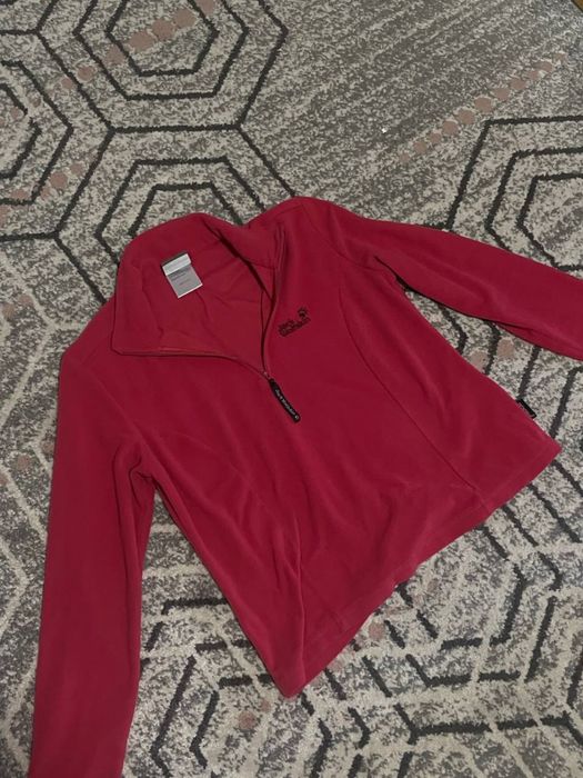 Флісова рожева кофта Jack Wolfskin жіноча