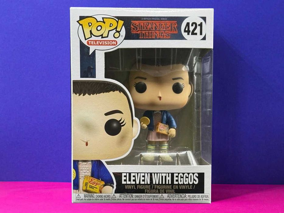 Фигурка Funko Pop Одиннадцать с вафлями №421 Очень странные дела Фанко