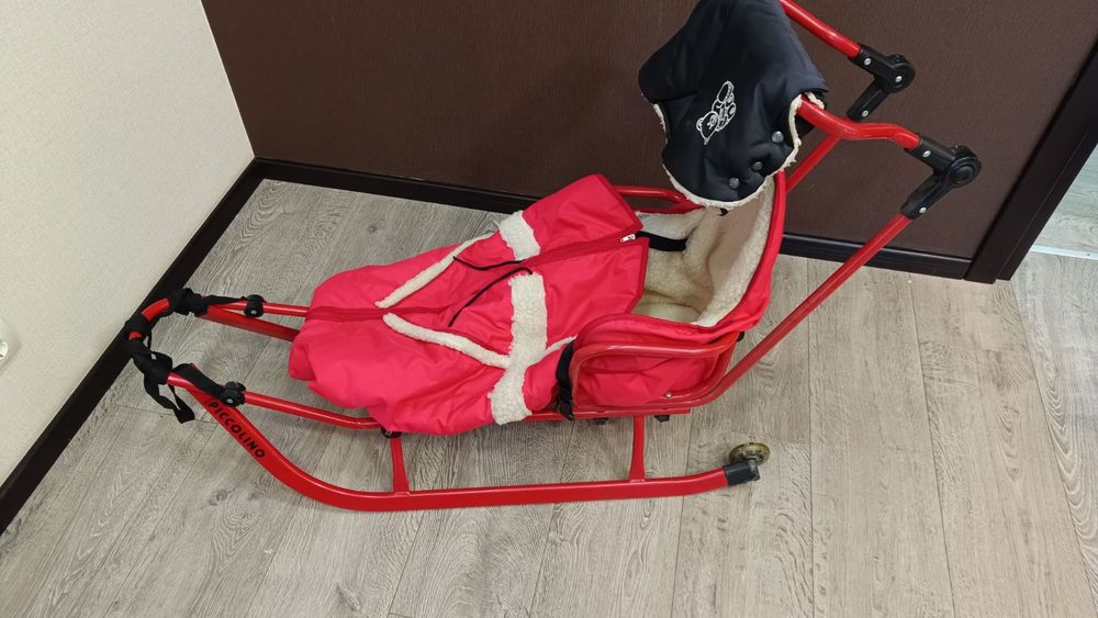 Санки PICCOLINO красные