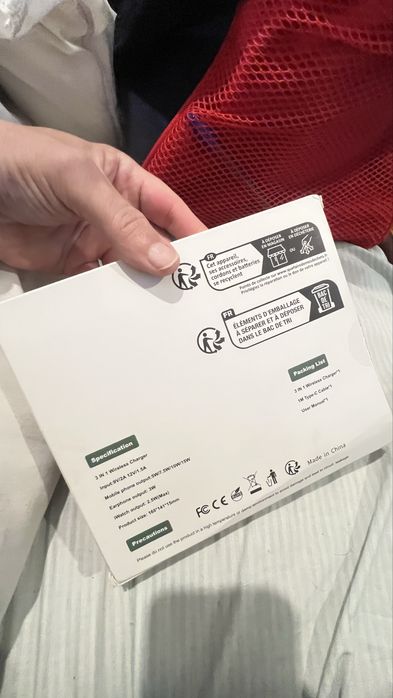 Carregador Wireless 3 em 1