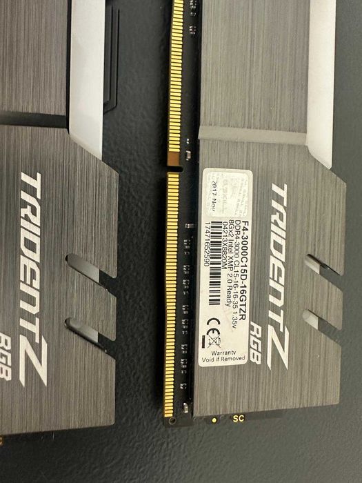 G.Skill Trident Z DDR4 16GB (2x8GB) 3000MHz CL15 RGB
