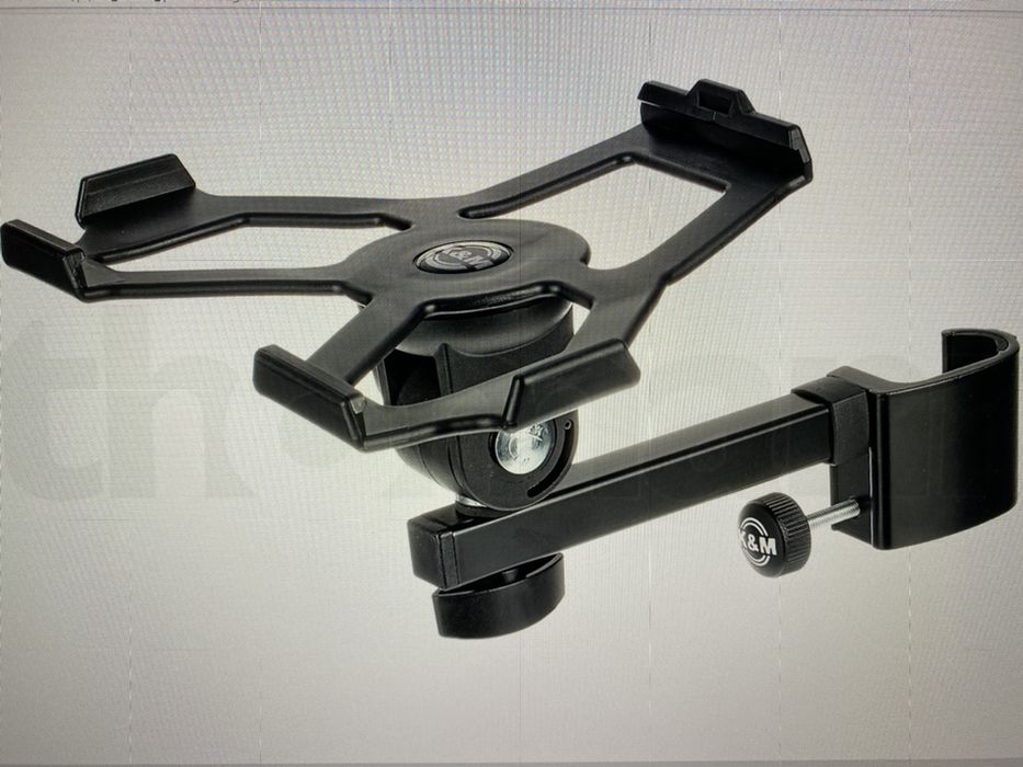 K&M 19722 iPad Holder Black, suport iPad visão global