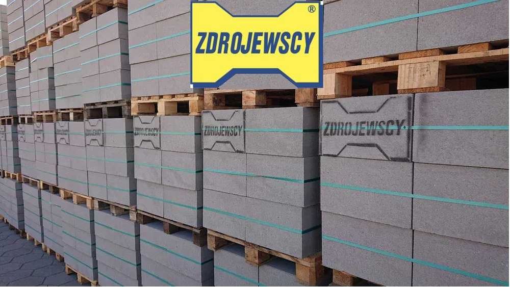Bloczki Betonowe Fundamentowe z fazą na klej B15 B20