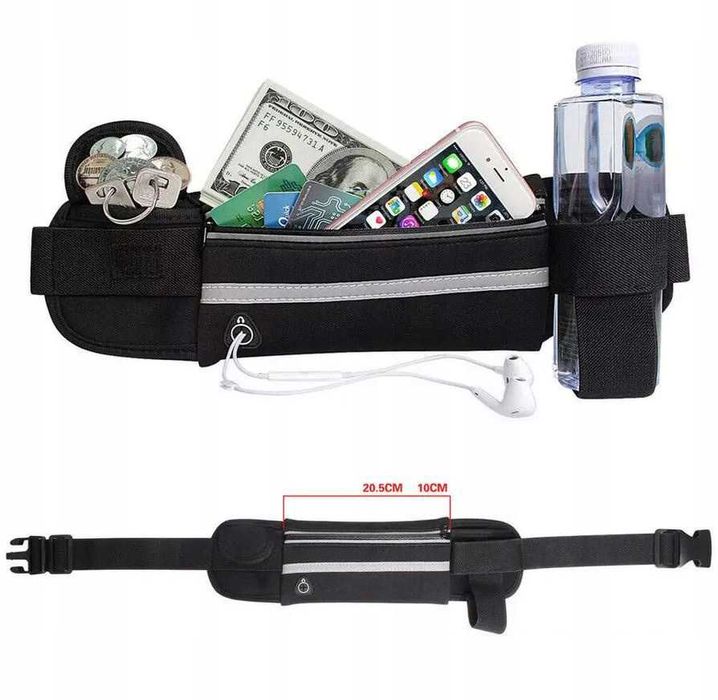 Nerka saszetka biodrowa do biegania pas na telefon