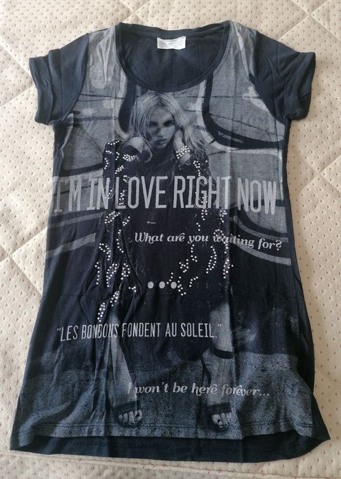 T-shirt Zara com estampado