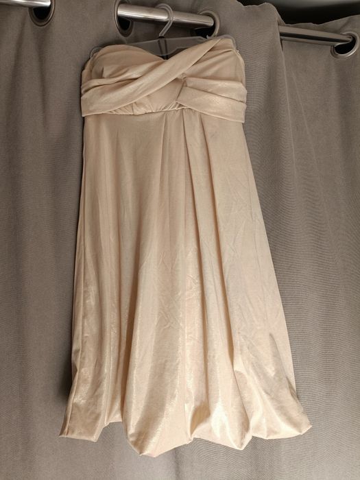Sukienka kremowa r. 34