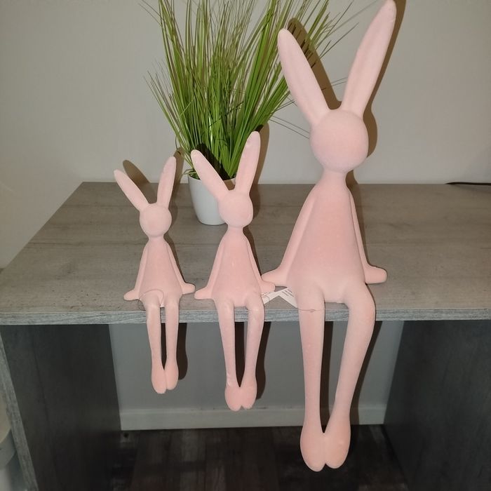 Zając flokowany 3szt