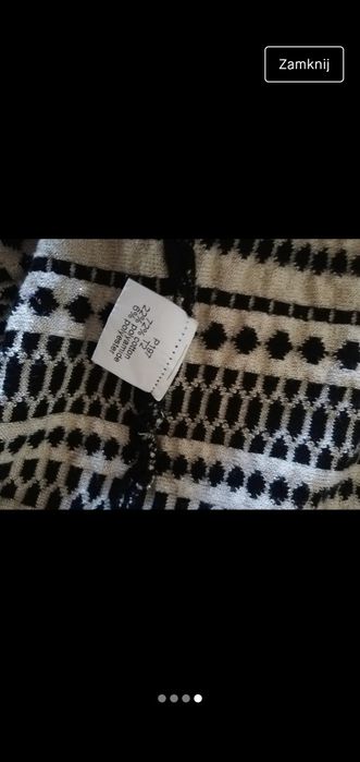 Sukienka wzorzysta rozkloszowana M/L