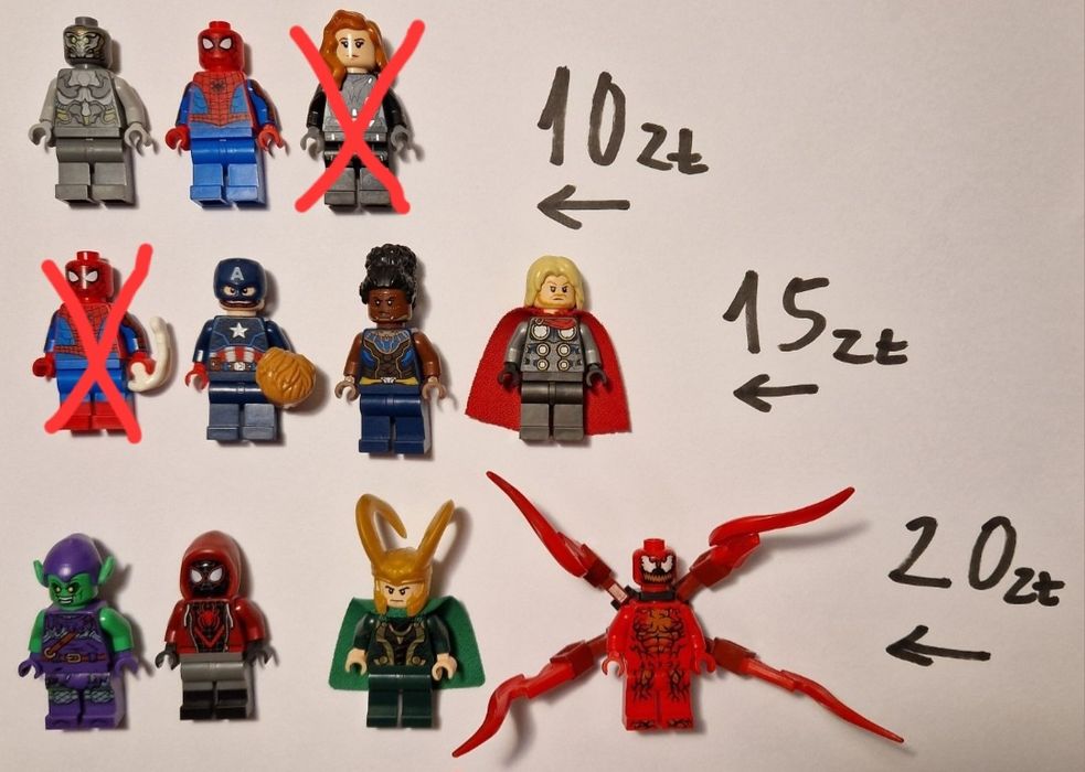 Lego Marvel Super Heroes orginalne figurki