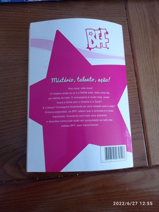 Livro BFF talento, mistério e ação