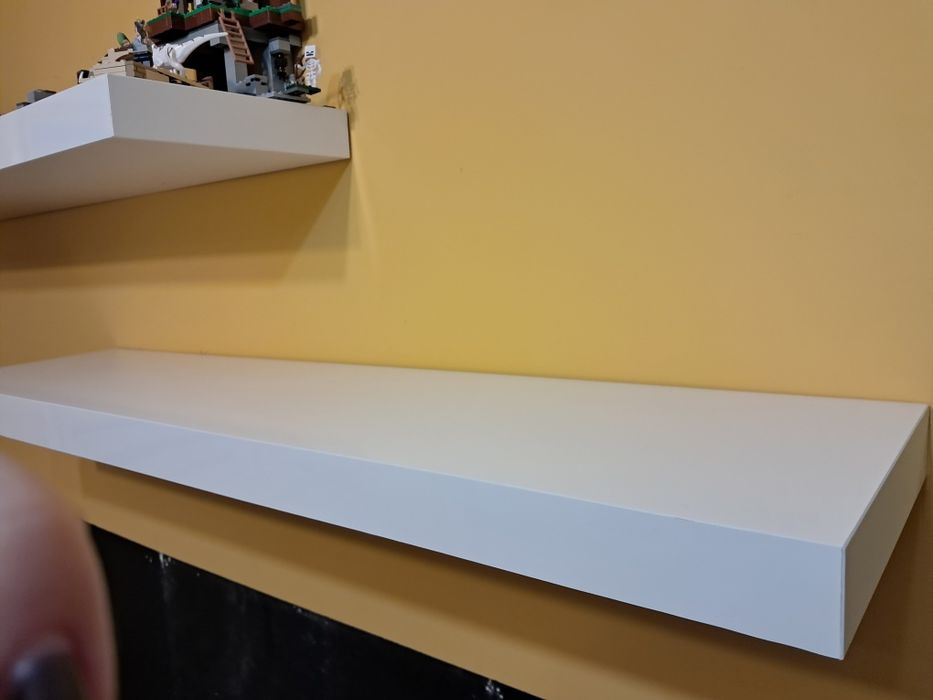 IKEA LACK 110 cm połka ścienna połysk2 szt