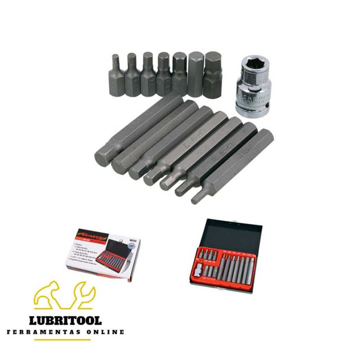 14-Piece Hex Bit Set (4–12 mm) + 1 × 1/2" Adapter CT4039 | NEW64740662549763120