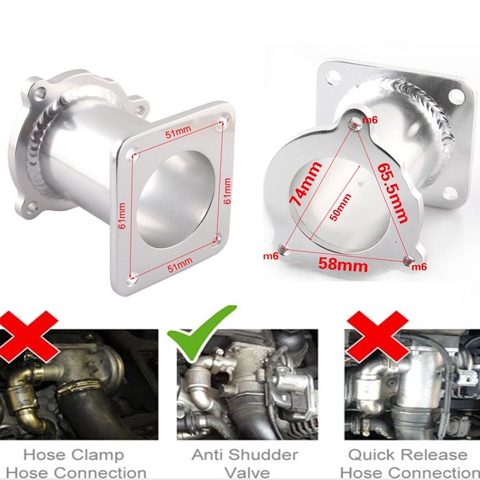 Комплект для удаления заглушки ЕГР EGR на BMW М57 M47