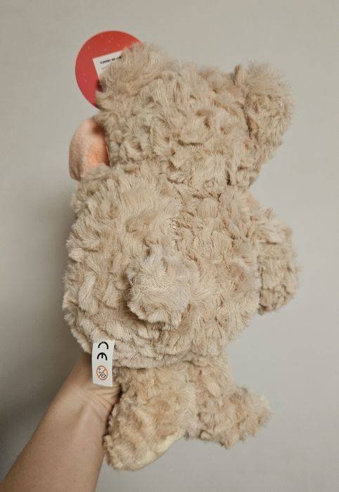 Miś pluszowy z różą Na walentynki Nowy na prezent walentines day plusz