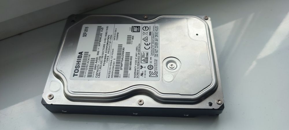 Toshiba 1 TB 7200 prm ідеал!