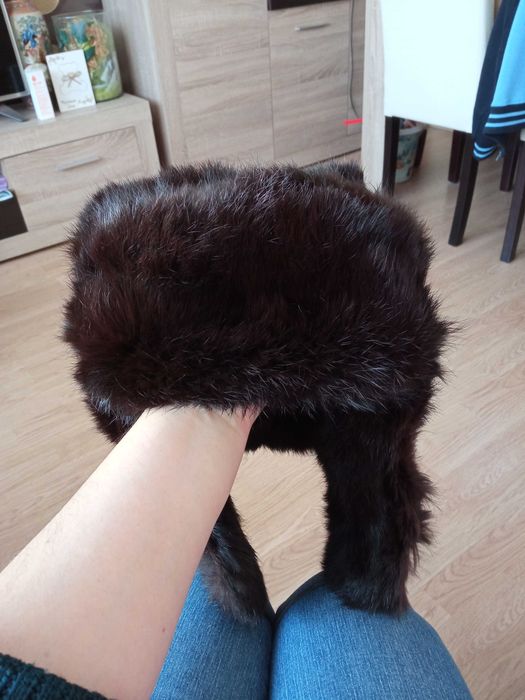 Zimowa czapka uszatka