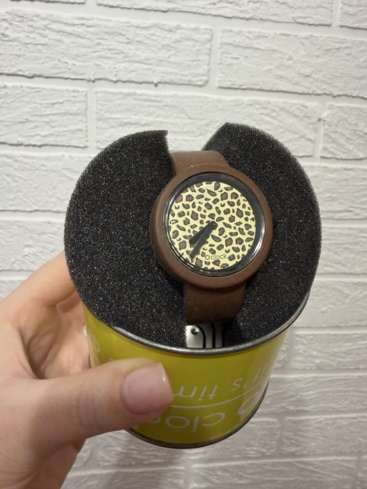 O’clock годиннник з леопардовим циферблатом S