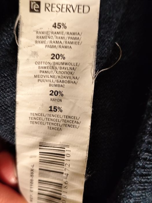 Golf bezrękawnik Reserved granatowy rozm. L