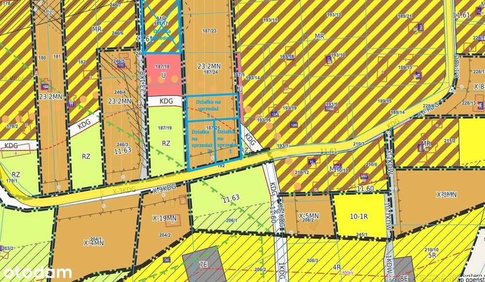 Działki budowlane od 600–1000 m² – Baszki, gmina Niemce