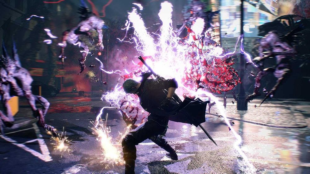 Devil May Cry 5 PS4 / PS5 - świetna gra akcji, slasher PL