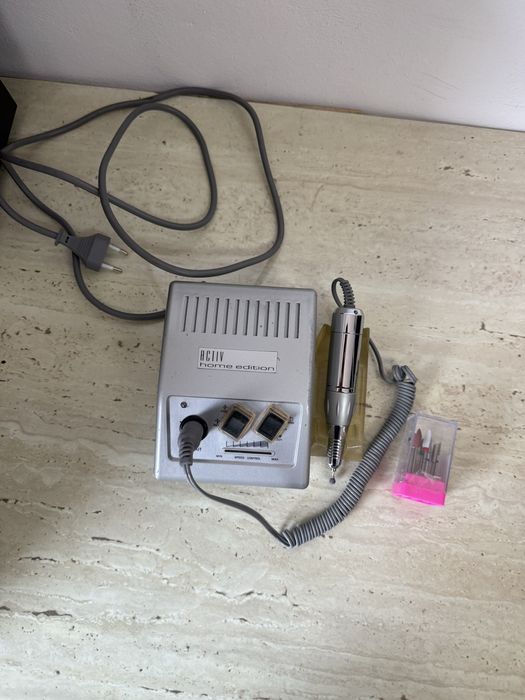 Frezarka do paznokci ACTIV JD 500 – 35W, zestaw, sprawna