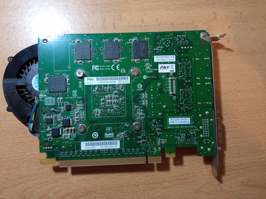 NVIDIA Quadro 2000 Graphics Card, 2 GB64752120063234122