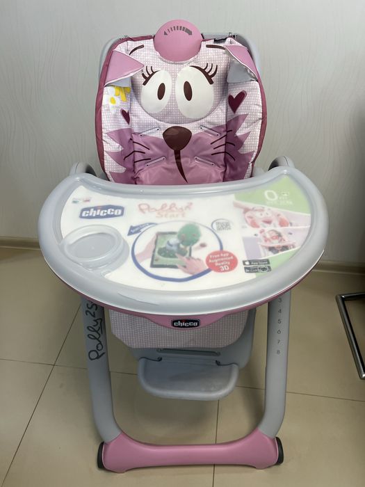 Стілець стільчик дитячий для годування Chicco polly 2 start