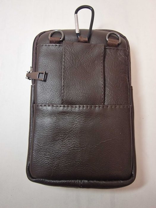 Skórzana torebka męska z grawerem. Prezent Na Każdą Okazję