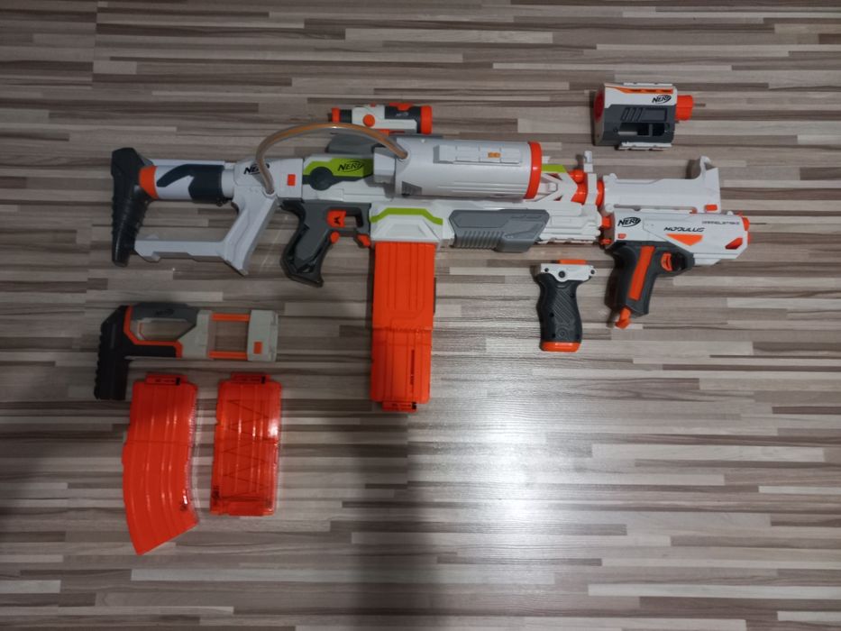 Nerf Modulus N-Strike + części + strzałki