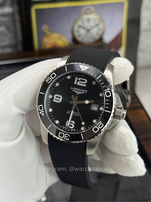 Годинник Longines HydroConquest Black