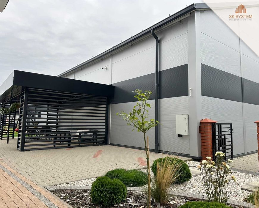 Hala 770m2 stalowa magazyn garaż chłodnia altana konstrukcja SK SYSTEM