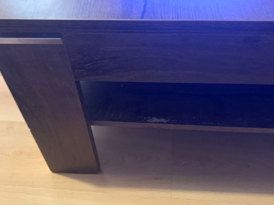 Conjunto sala estar lacjum (móvel tv + cristaleira + mesa centro)