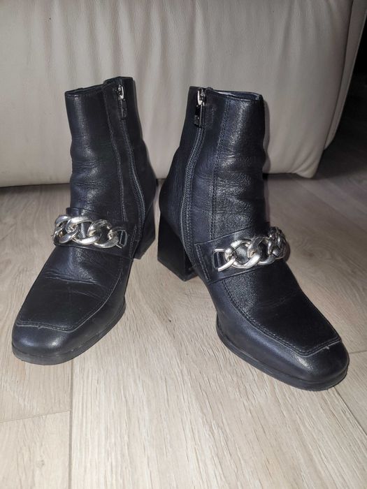 Botki Nessi skóra naturalna r.37