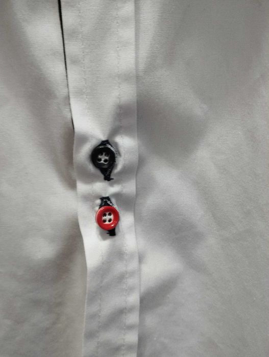 Biała koszula dla chłopca rozmiar 158