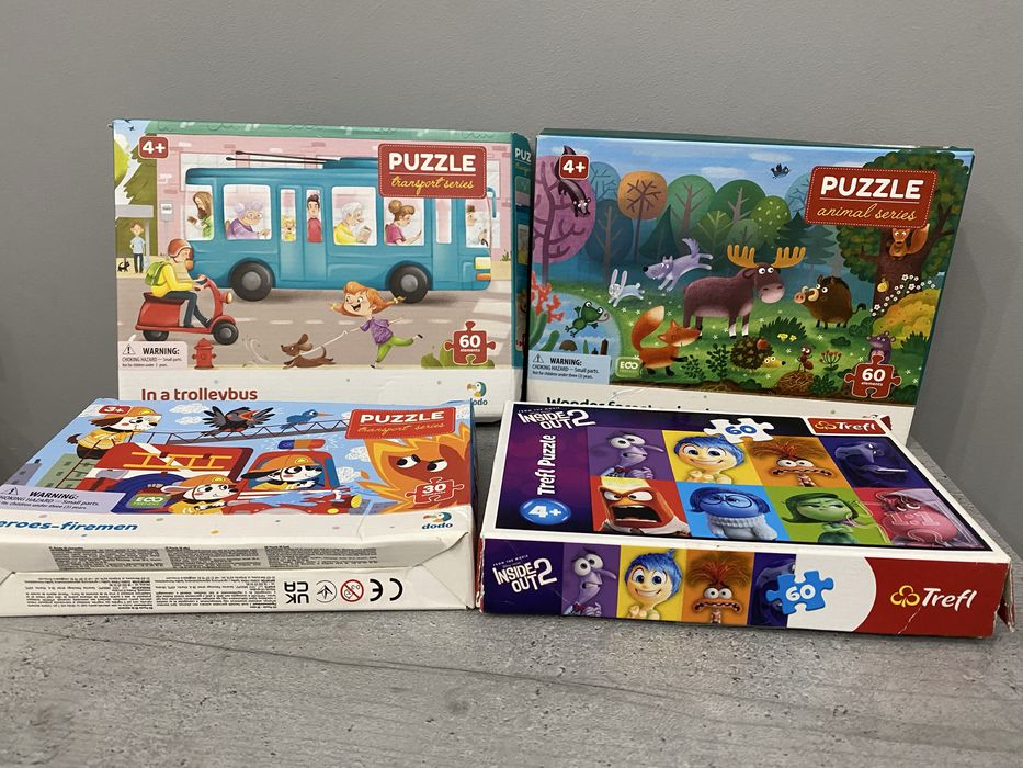 Puzzle dodo автобус, пожарник Пазли додо