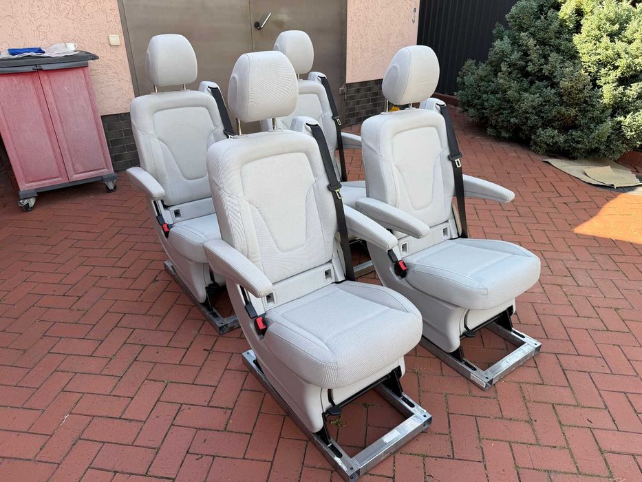 Сидіння салон капітанки Mercedes V-класу Vito W447 Т6 Мультиван Трафік Віваро Таленто VW тканина