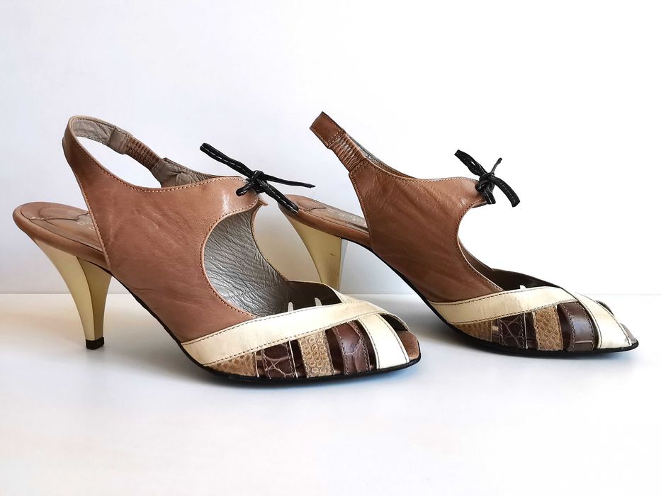 7057. RYŁKO ESTIMA - śliczne eleganckie skóra 37.