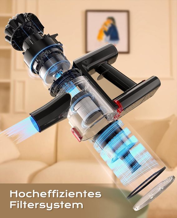 Odkurzacz bezprzewodowy LED ECO 6w1 VACTechPro V15 MOPX