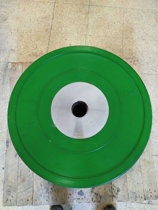 Discos Olimpicos de Competição + 2 Barras Olimpicas Pro 20kg