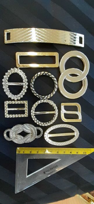 komplet 10 sztuk klamerki ozdoby do szycia