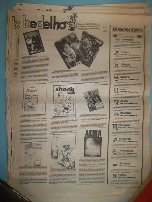"BEDELHO" Lote de 124 Suplementos de Banda Desenhada , anos 90.