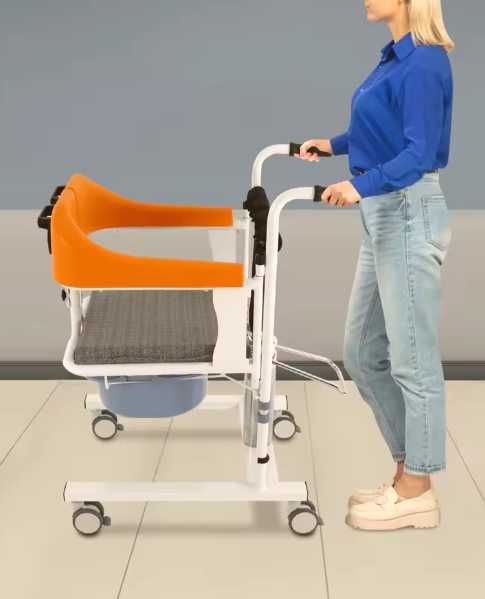 Cadeira de rodas de transferência, altura ajustável, para doentes NOVA