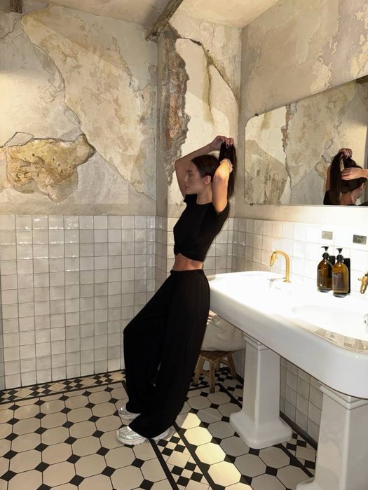 Жіночий костюм на весну/літо топ та штани, летний женский костюм