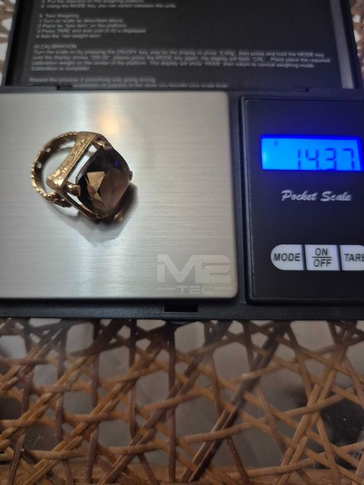 Anel de ouro.  19k