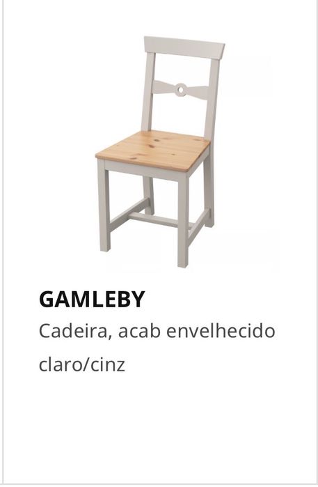 4 cadeiras em pinho IKEA