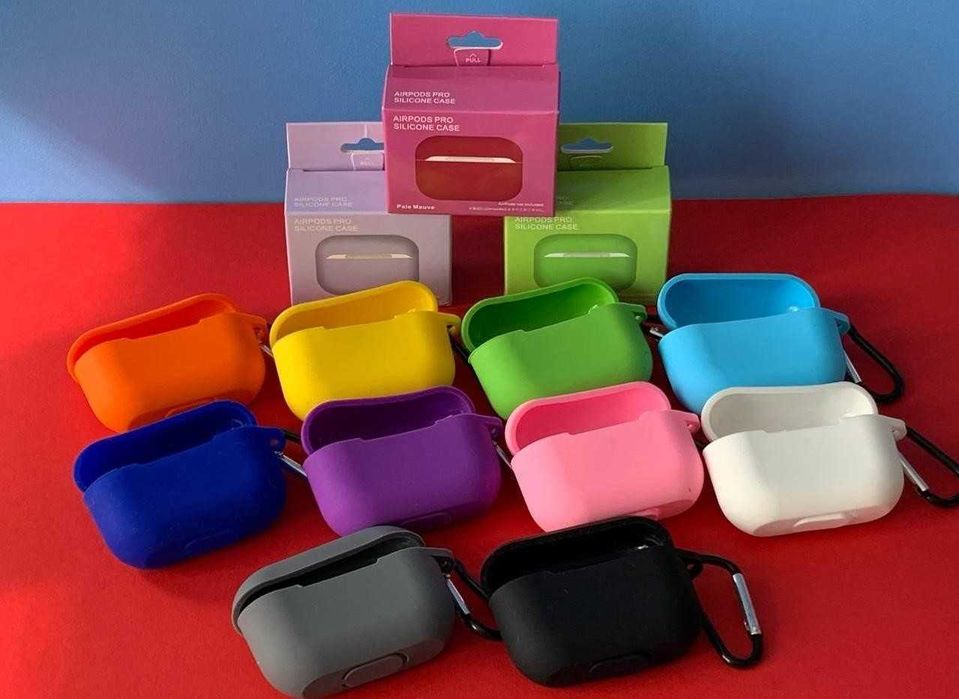 Наушники Беспроводные АирПодс Pro без шумки 1в1 Lux +чехол