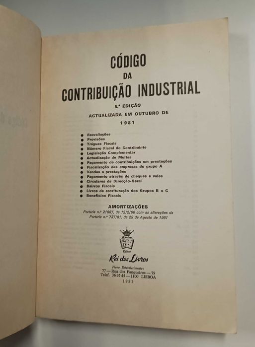 Código da Contribuição Industrial