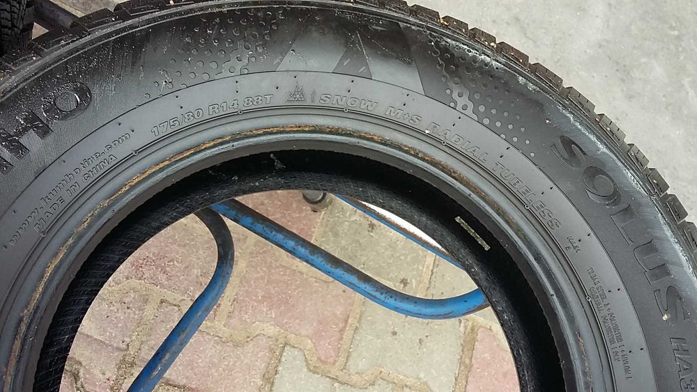 zimowe opony 175/80R14 Kumho Solus AH31 opona 2022r stan bdb