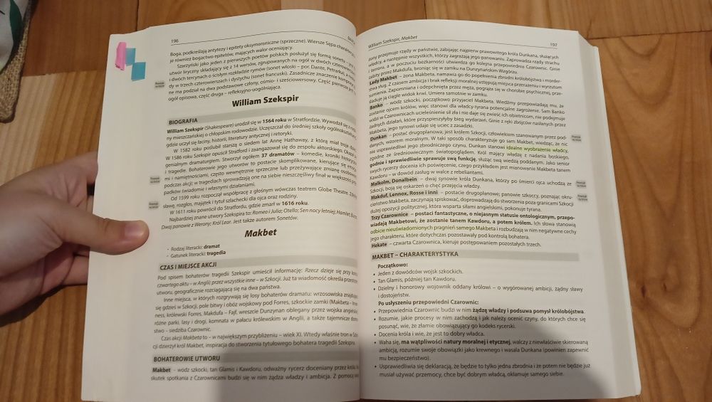 Opracowania lektur i wierszy